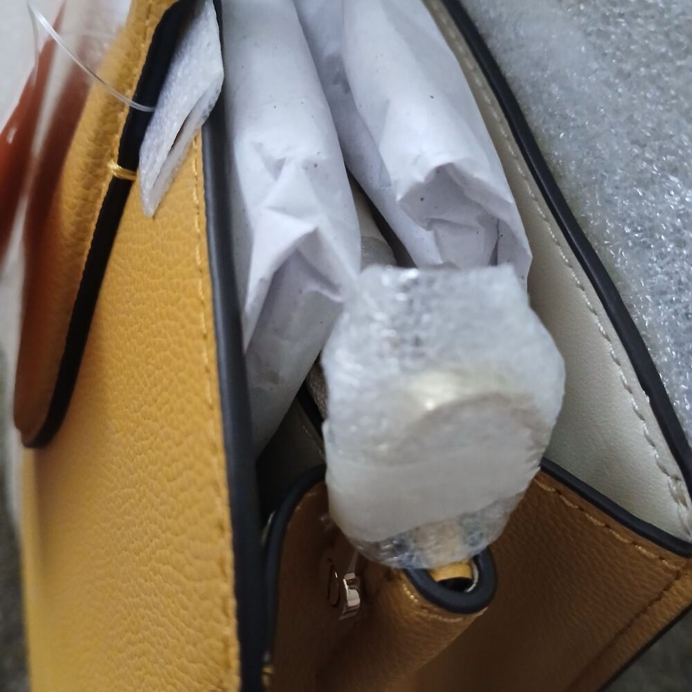 ♠️ Kate Spade - Purse - Wild Senna  -Voyage - satchel -Small grain- NWT - Picture 10 of 11